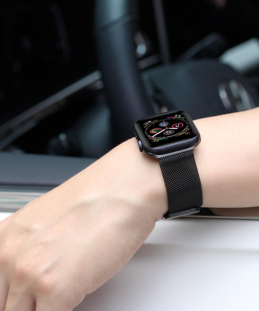 Seinteuseukoteuleondeon [Magnetic Clip] Apple Watch Mesh Band (Select 1 Of 2) / Str-Ms01