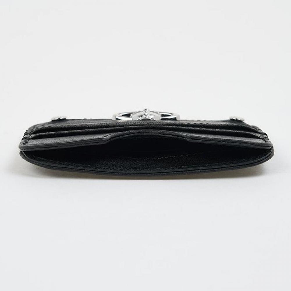 Vivienne Westwood Fw25 Unisex Half Moon Flat Card Wallet