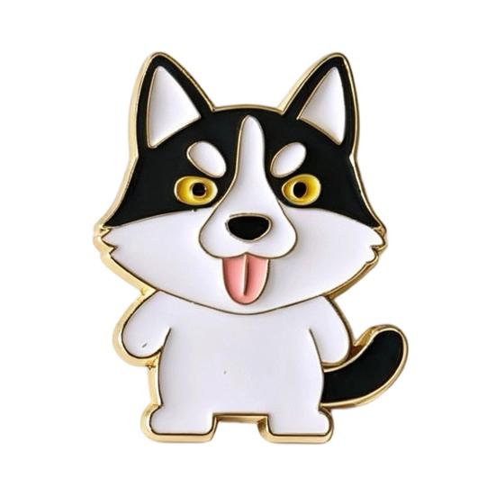 Yousheng Enamel Animal Pin, Cartoon Cat Dog Panda Lion Design Brooch, Scratch-Resistant Lapel Badge Small Accessories for Jackets Bags Hats