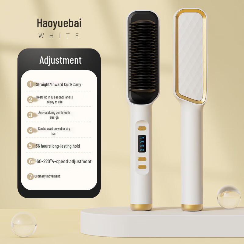 Calei LCD Negative Ion Hair Straightening Comb CN plug (adapter included)