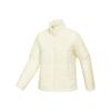 Skechers Warmth Resistant Durable Woven Hooded Jacket Soft Sport Comfortable Commuter Versatile Casual Set Women Outerwear Corn-White P125W013-01PJ