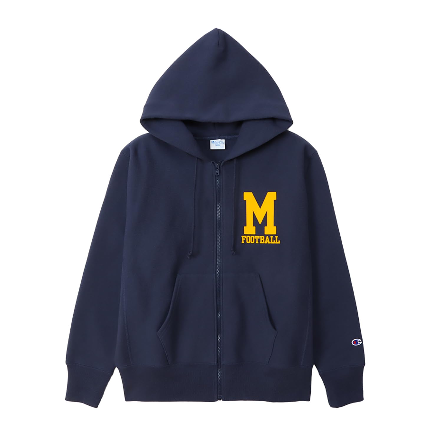 

Champion Long Sleeve Crew Neck Graphic Relax REVERSE Hoodie, 11.5oz, Fleece-Lined, Print, Fit, WEAVE(R) C3-A116-386-L