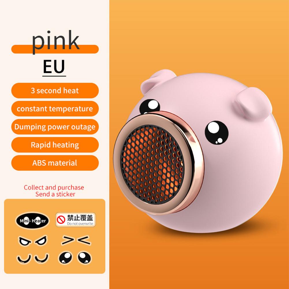 Electric Heater Portable Desktop Fan Heater Heating Low Noise Warm Air Blower Fast Heating Home Office Warmer Machine For Winter