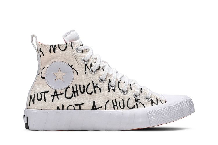 Kids' Sneakers Converse UNT1TL3D Hi Not a Chuck White (GS) Egret/White-Bold Mandarin