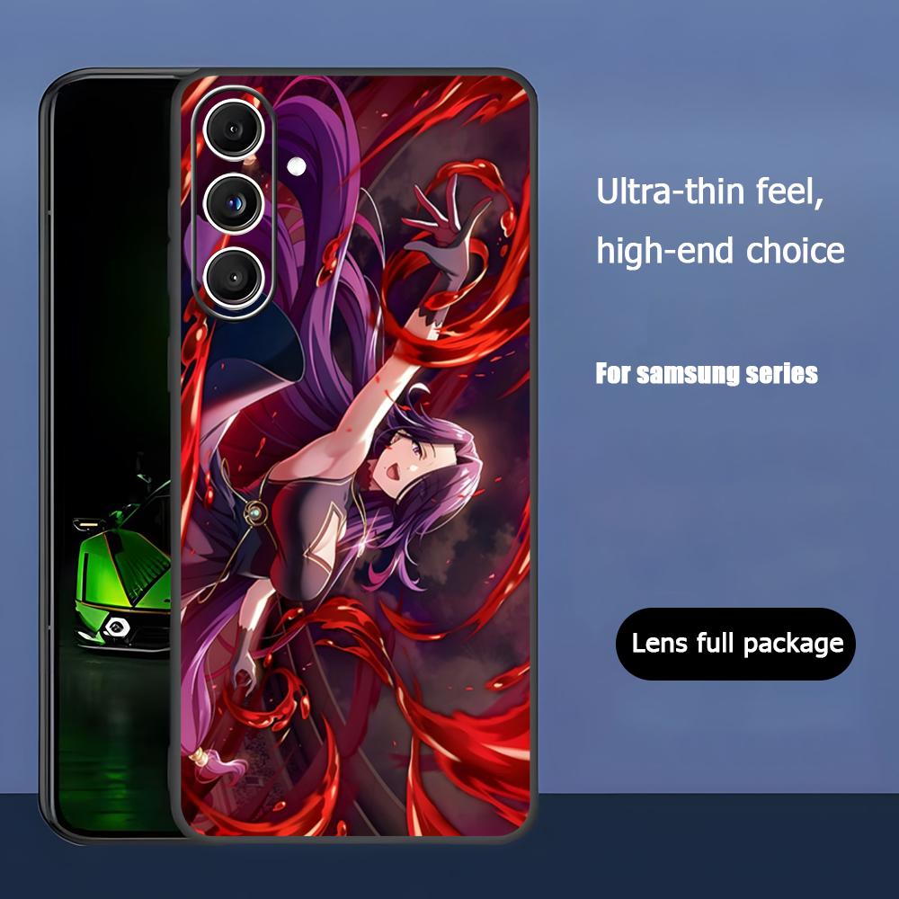 Anime The Eminence in Shadow Phone Case For Samsung Galaxy S25 S24 S23 S22 S21 S20 Plus Ultra Note20 Soft Black