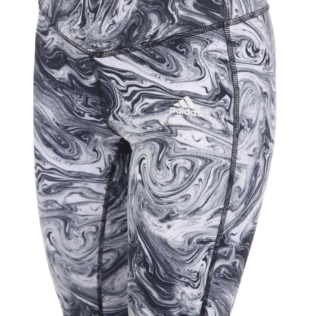 Adidas Colanți Hyperglam Marmură cu Talie Înaltă pentru Femei/Doamne