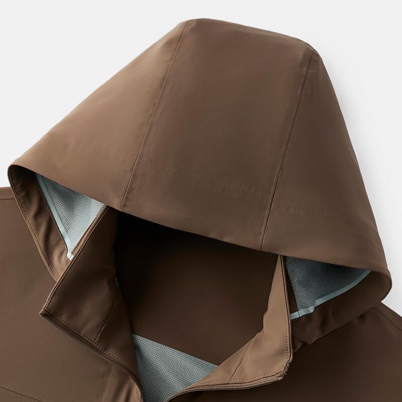 Zhuangji Men's Wear-Resistant Four-Way Stretch Hooded Jacket