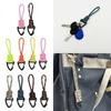 10pack High Strength Parachutes Cord Carabiner Weave Polyester Lanyard  for Camping Hiking Climbing