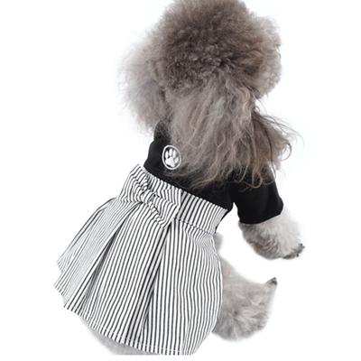 Haustierkleidung Japanischer Kimono Rock Samurai Kleidung Welpen Katzen Kleidung Herbst und Winter Hundekleidung Katzen Hunde Kleid Welpenkleider