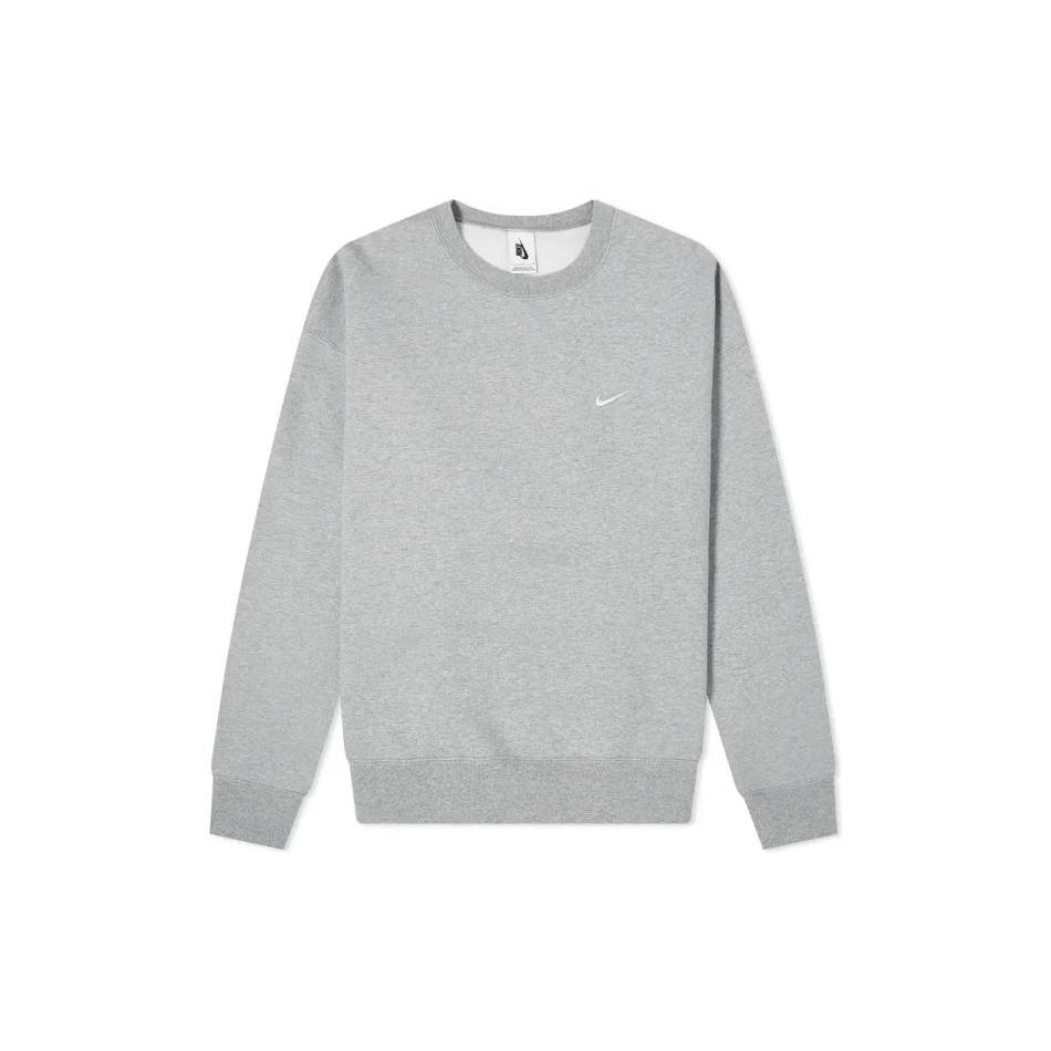 Nike Solo Swoosh Fleece Crewneck (Unisex) Sweatshirts CV0554 063