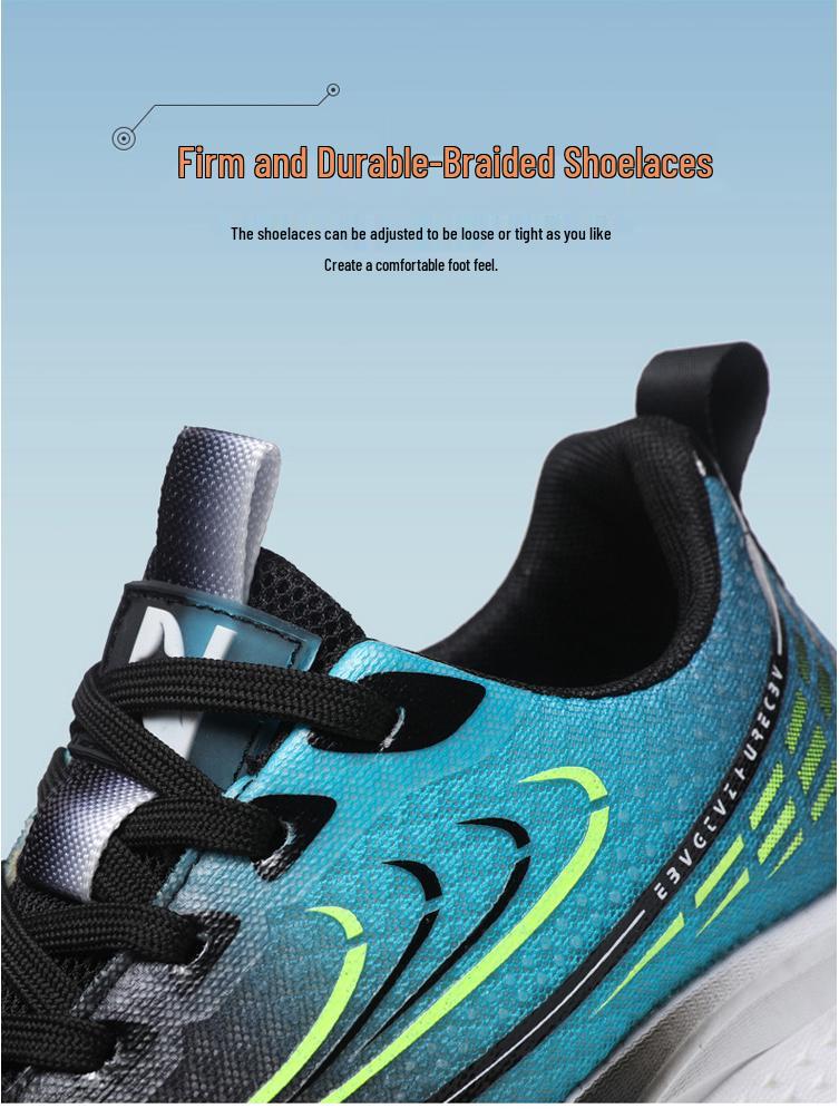 Zapatillas de Running Transpirables de Malla para Hombre - Zapatillas Deportivas Ligeras y Modernas
