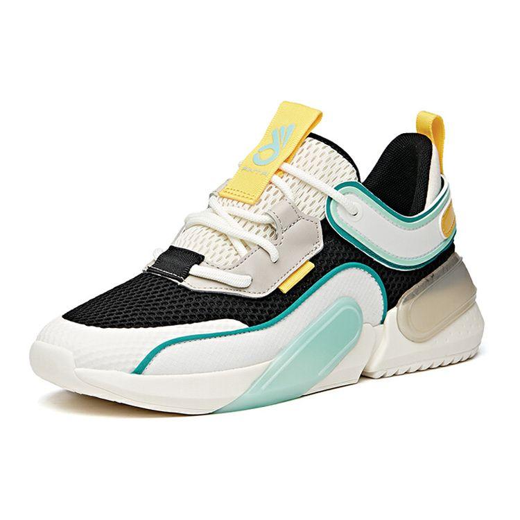 Anta Lifestyle Series Cube Reject Mediocrity Mesh Sneakers Women Sneakers White Green Black 112028888-3