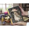 Fairy Leather Grimoire – Book of Shadows, Witchcraft Journal, Mushroom Journal