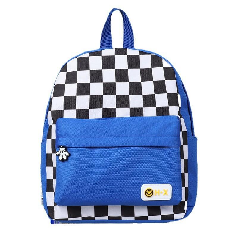 Adorable 2022 Trendy Plaid Children's Backpack For Kindergarten Boys And Girls