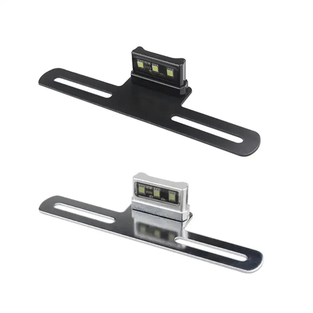 Motorcycle Tail Light Rear License Plate Small Motorcycle Light Commuting Travelling Night Cycling Light With Bracket For All