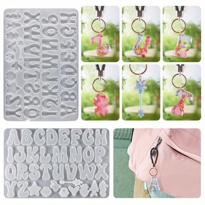 Crystal Drop Glue Diy Resin 26 English Capital Letters Marine Animal Pendant Listing Silicone Mold