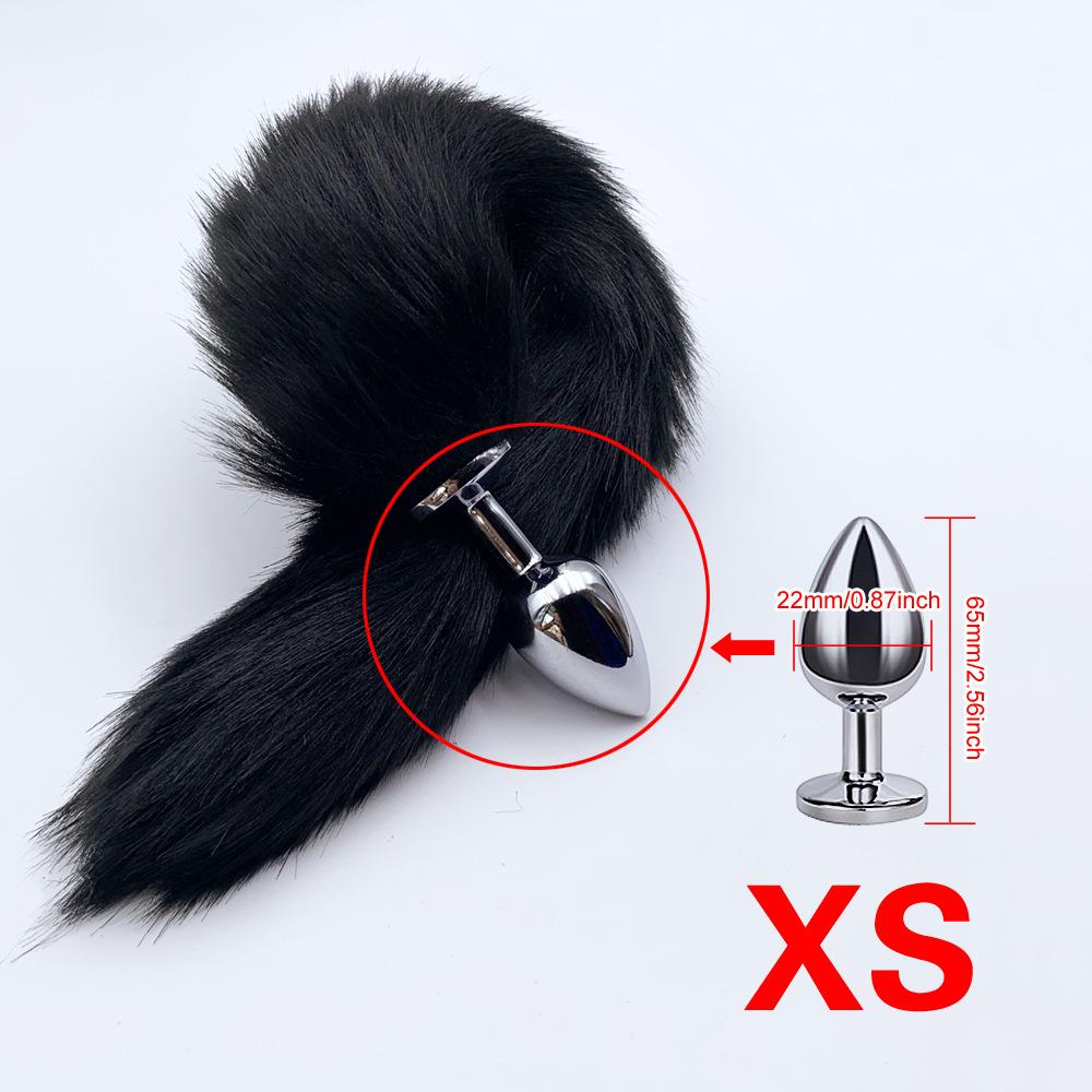 4 Sizes Metal Butt Plug Fox Tail Intimate Toys Anal Extender Dilator Sex Shop Products Erotic Games Goods For Adult products