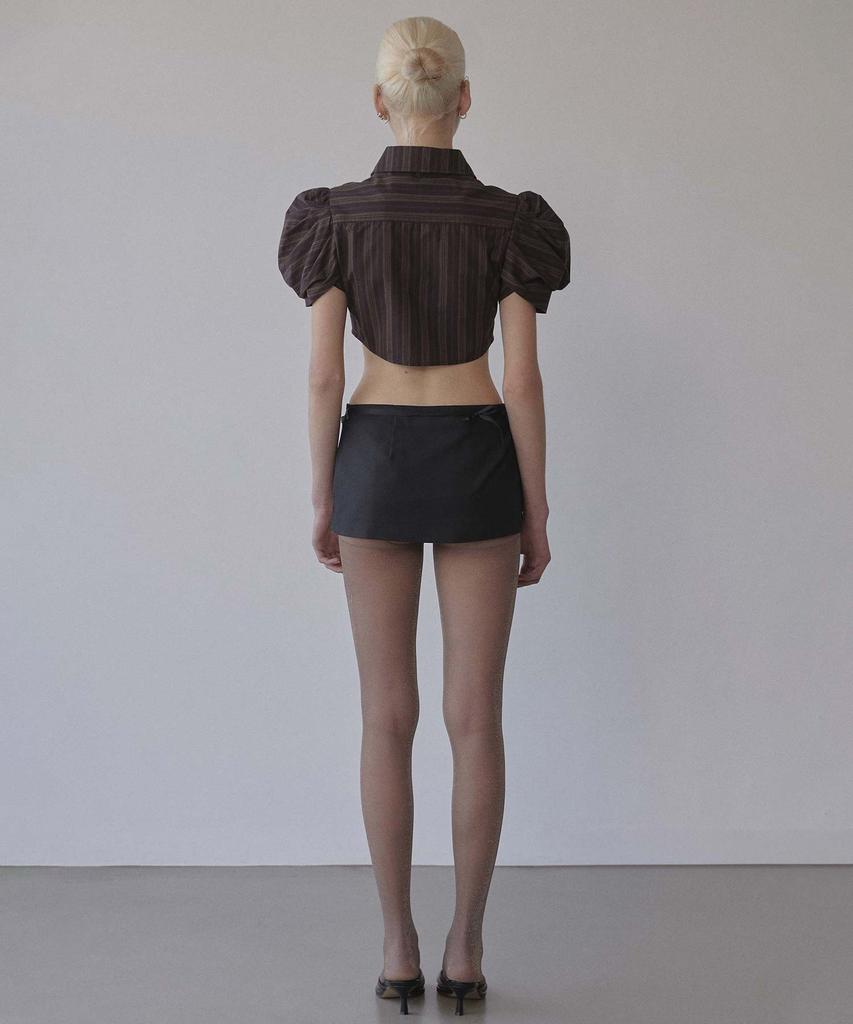 SCULPTOR Good Girl Micro Skirt Black