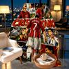 Cristiano Ronaldo Spausdintas pledas - Minkštas ir patogus, miegamajam, kelionėms, sofai, namų dekoravimui - Gimtadienio Kalėdų dovana draugui