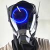 Cyber Punk Commander Cosplay Led Mask,DIY Detachable Punk Mask,Perfect for Halloween,Parties,Masquerade,and Music Festivals