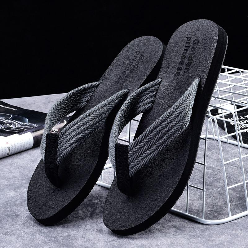 Fashion Beach Flip Flops Summer Men Flip Flops Shoes Sandals Open Toe Slipper indoor & outdoor Flip-flops 38-45 Male Shoes