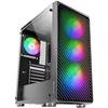 PC Case - Mars Gaming - MC-F - 4 ARGB Fans - Tempered Glass - Liquid Cooling