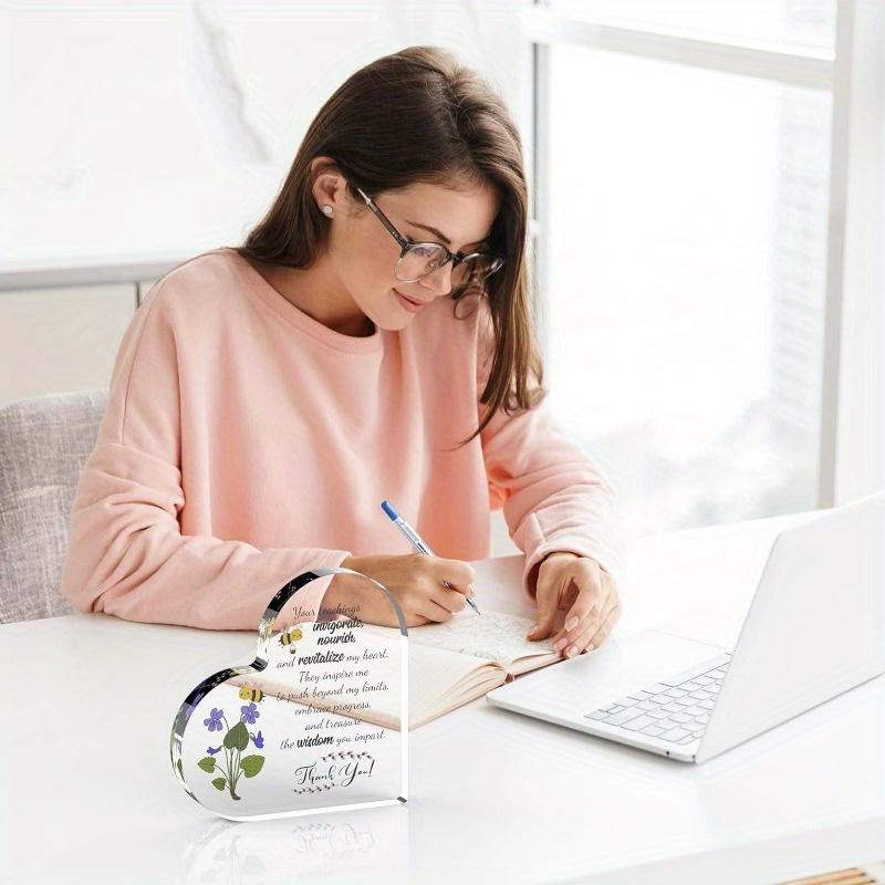 Thank You Heart Plaque - Versatile Appreciation Gift with Photography Utility