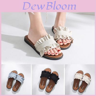 Korea Style Ladies Womens Flats Slip On Comfy Flip Flop Slider Slippers Sandals In Chic Colors