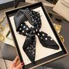 New small silk scarf women's versatile high-end decorative square scarf professional small scarf new Korean version streamer bag binding gift
