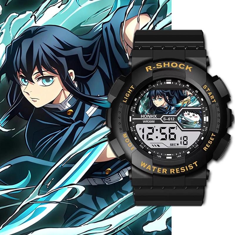 Anime Demon Slayer Armbåndsur Agatsuma Zenitsu Nezuko Tanjirou Kvarts Klokke Gave