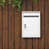 Wall Mount Mailbox Apartment Building Complaint Box Large Capacity Easy Installation Package Drop Anti Ruse House Metal Postbox