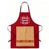 Front Towel Pocket Chef Apron Adjustable Neck Strap Gag Apron New Funny Apron  Grilling