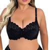 European and American Style Anti-sagging Underwire Plus Size Sexy Push-up Bra
