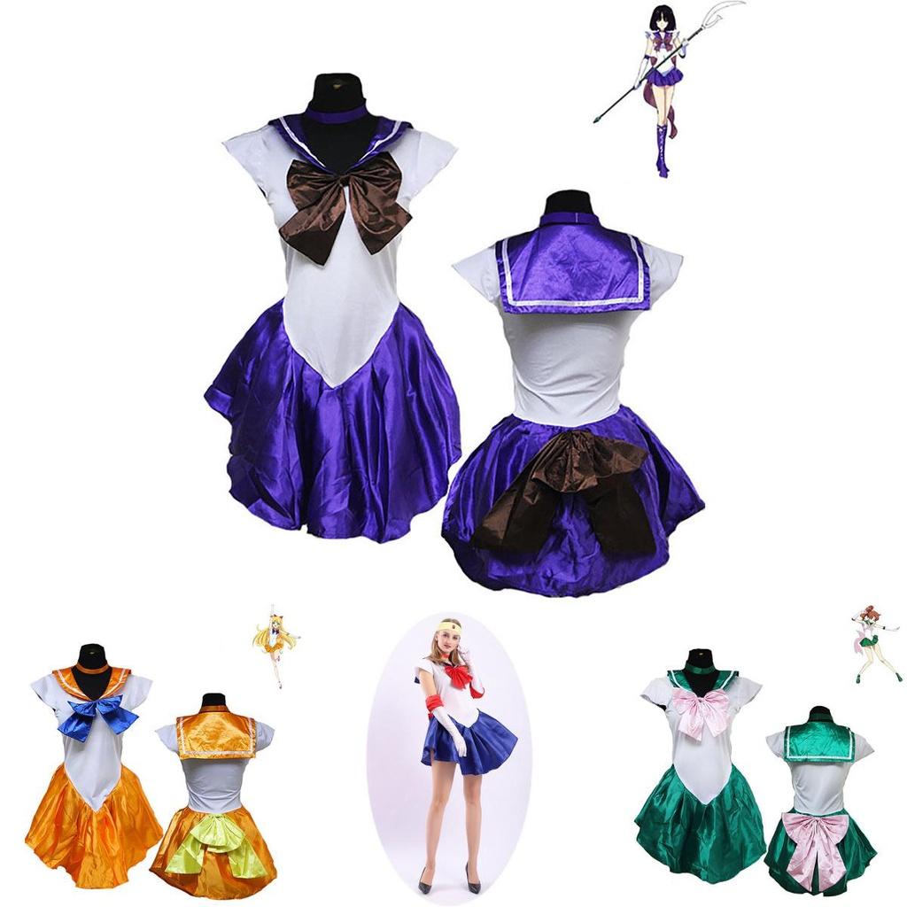 Atemberaubendes Sailor Moon Stil Kleid mit exquisiter Verarbeitung für Halloween Cosplay