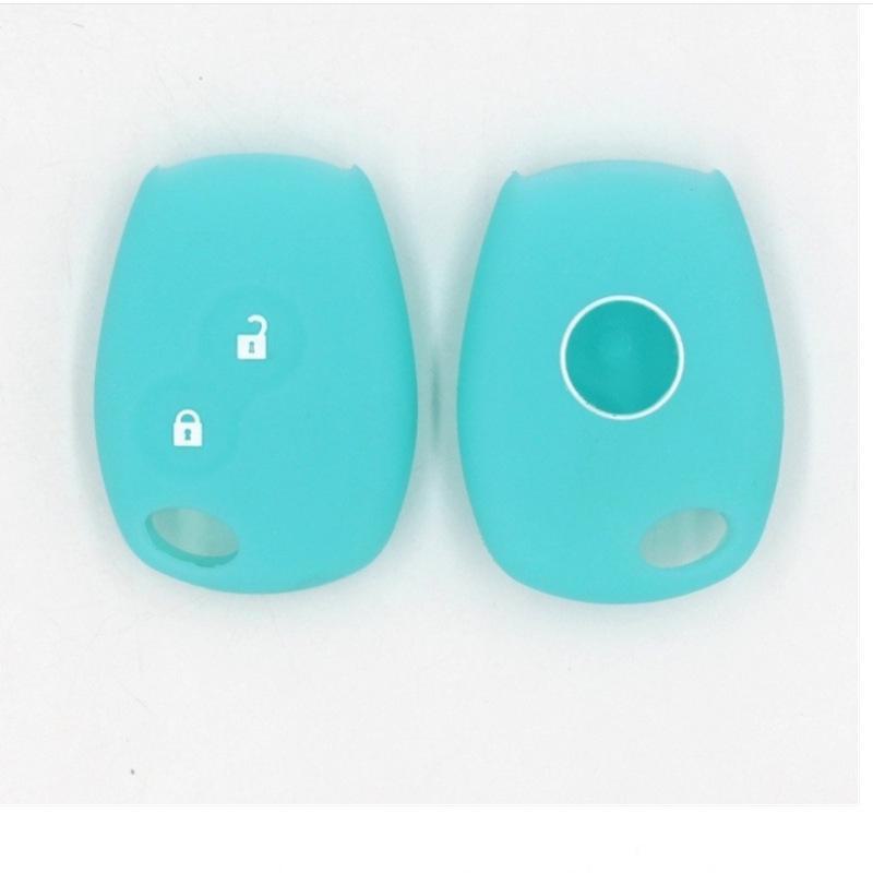 Custodia in Silicone Multicolore Smart a 2 Pulsanti per Chiave Auto Renault