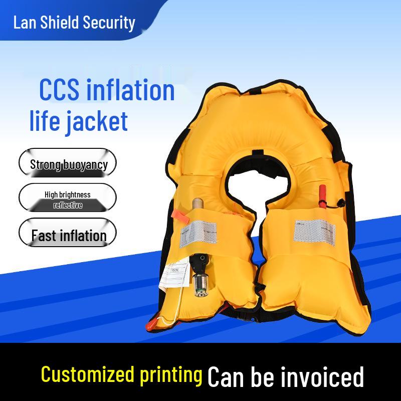 CCS Certified Automatic Inflatable Life Jacket for Marine Rescue