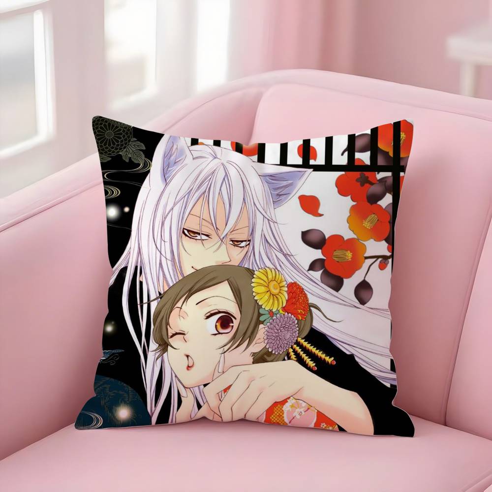 Love Anime K-Kamisama HajimemashitaS Pillow Case Soft Plush Fabric Double Sided Print Decorative Home Living Room Gift Cushion