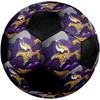 Minnesota Vikings2 Soccer Ball Colorful All Ages Machine Stitched PVC Competition Ready Durable High-Bounce.SIZE5