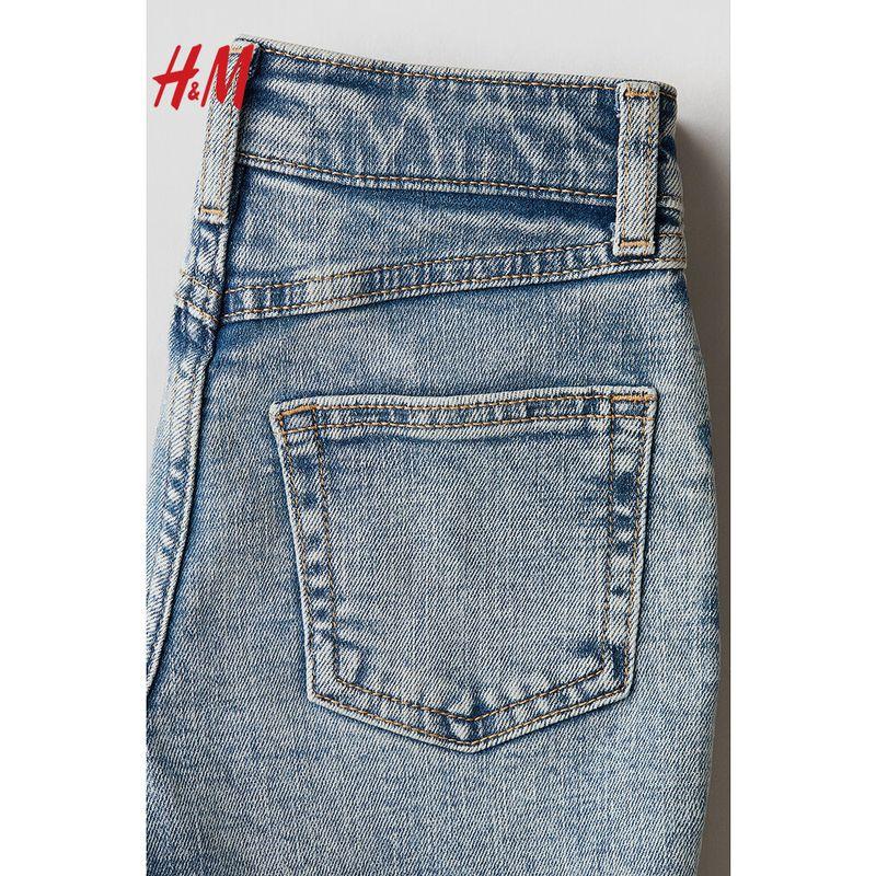 

HM Children s Summer Clothing Boy Leisure Washed-out Denim Shorts 1222387