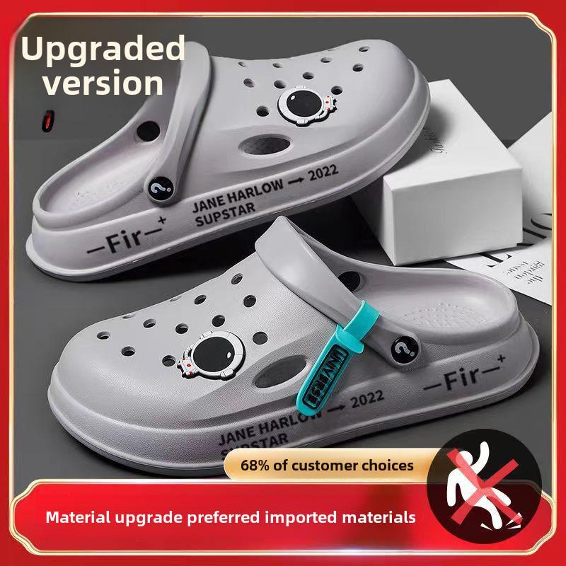 

2023 Baotou нескользящие мужские повседневные корейские пляжные сабо медсестры на толстой подошве 40-41 (fits 39-40)