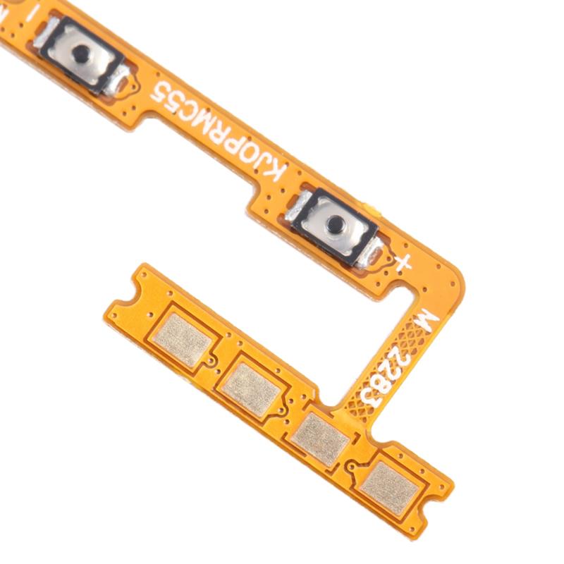 For Realme C55 Power On/Off and Volume Flex Cable Replacement Part (without Logo)