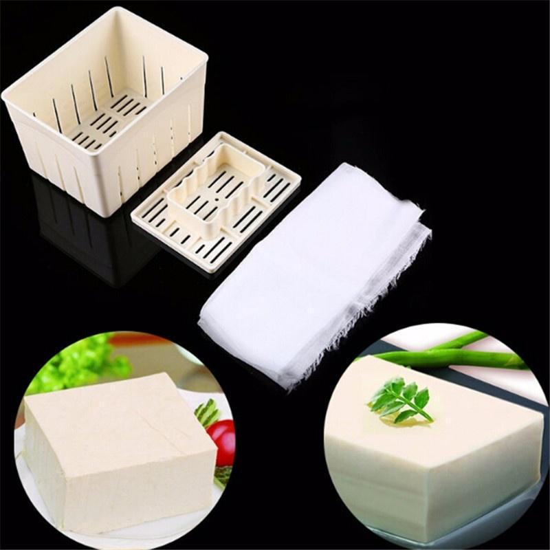 Creative Kitchen Plastic Tofu Cheese Patterning Maker Press Mold Kit