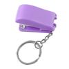 Mini Keychain Staplers Creativity Cute Lightweight Mini Stapler with Keychain for Student Writers