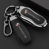 Zinc alloy Leather Car Smart Key Case Cover Bag Protector For Porsche 911 718 Panamera Macan Cayenne Boxster Cayman Keychain HJ5