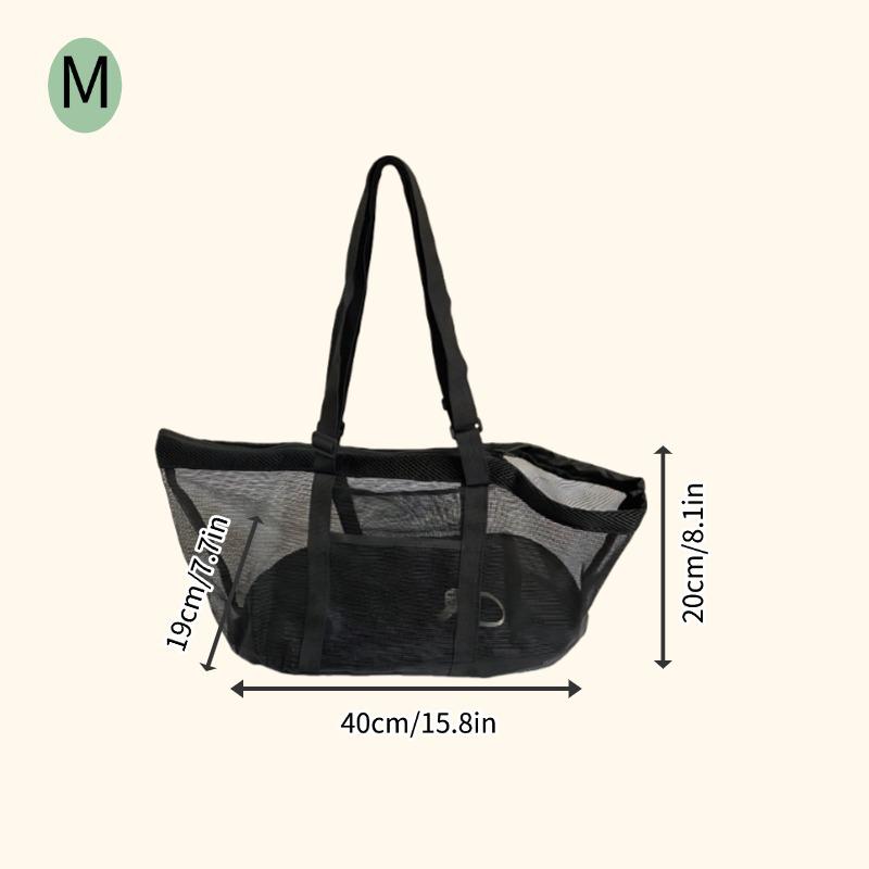 

Breathable Pet Carrier Mesh Bag - Portable Summer Backpack for Cats & Dogs
