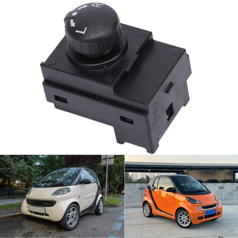 Side Mirror Adjustment Control with ABS Injection-Molded Housing, Marked Round Knob, and Part Number A4518200410 for Vehicle Mirror Repair