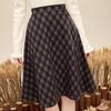 BETU Women's 2025 Winter Plaid A-line Skirt