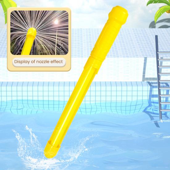 Water Shooter Toy for Kids Sparklers Effect High Pressure Beach Water Squirter Lightweight Pulling Tube Design Water Fight Toy