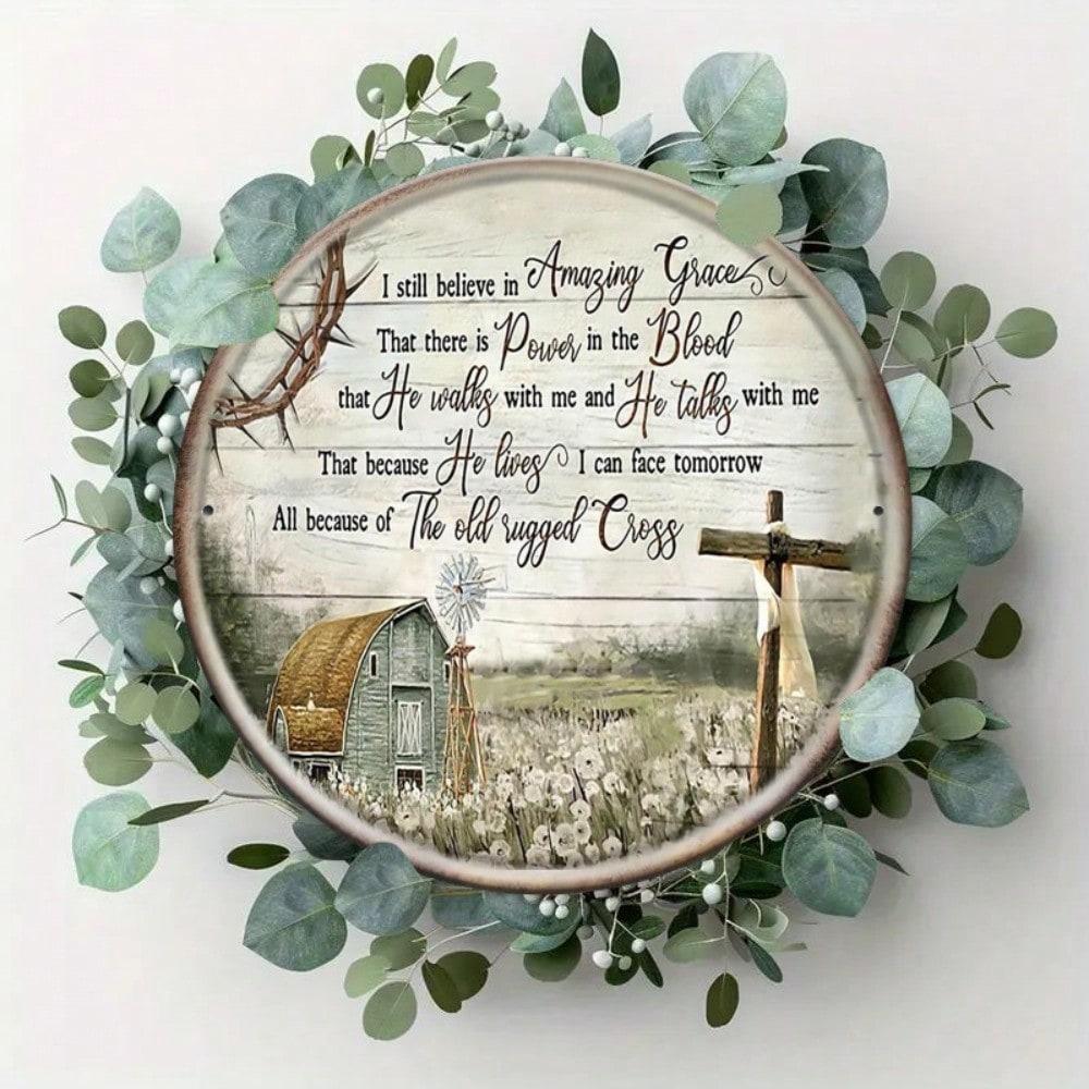 

Outdoor Metal Wall Art Decor, Laser Cut Iron Plaque, 2D Hanging Sign for Garden Fence, Black