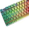 Thick PBT Dye Sub Keycaps Top Printed Fronts 108-Key   Rainbow Keycap For MX hes Gaming Mechanical Keyboard